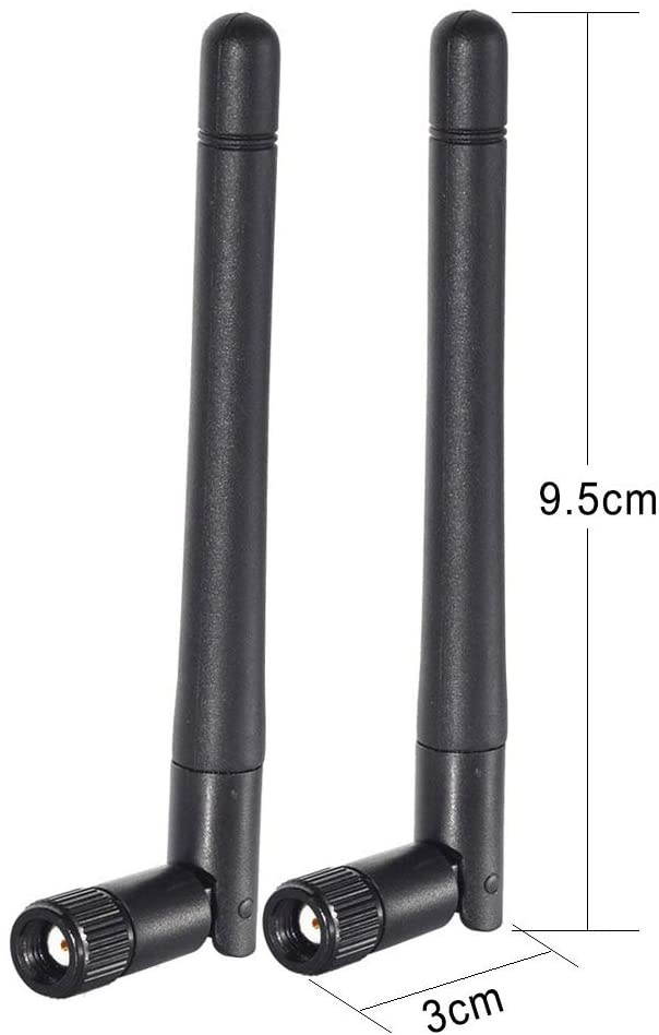 Bingfu RP-SMA Male to RP-SMA Female Bulkhead Mount RG174 WiFi Antenna Extension Coaxial Cable 5m 16.5 feet for WiFi Router Signal Booster Repeater Wireless Network Card USB Adapter Security IP Camera