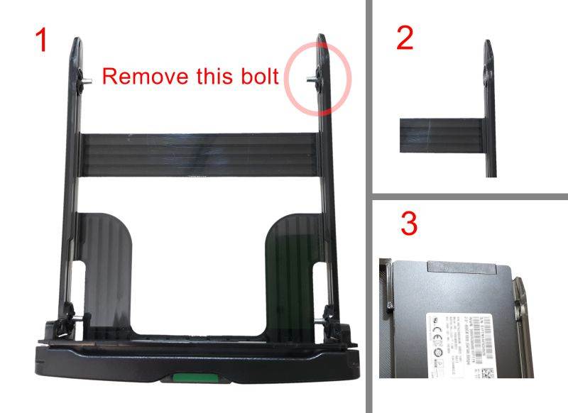 Compeve SSD/HDD Carrier Adapter Caddy Mounting Tray Bracket Bay 2.5" to 3.5" For HP Workstations Z600 Z620 Z640 Z800 Z820 Z840