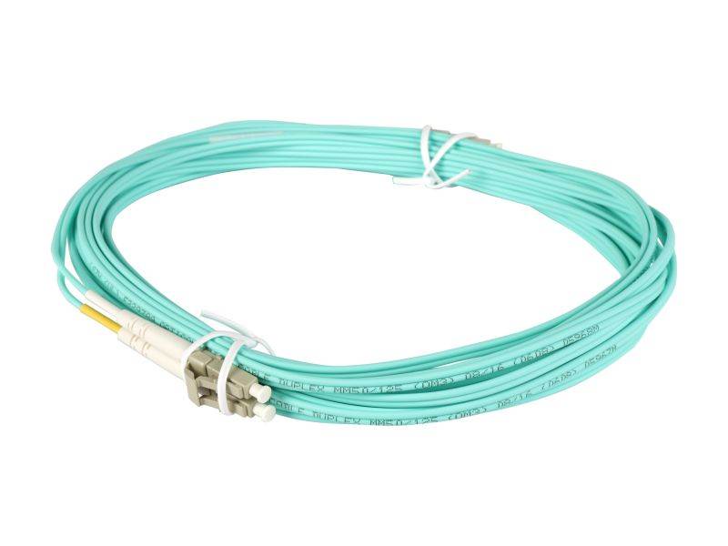 Fiber Optic Cable LC-LC 9/125 Duplex Single-Mode Fiber Cable Yellow 5 meters