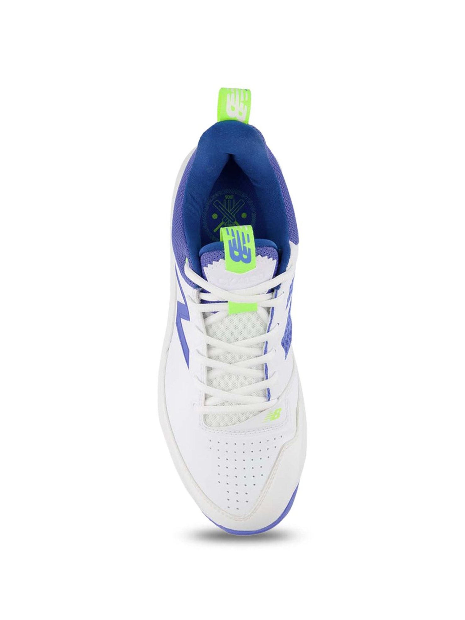 New Balance Men's White Cricket Shoes
