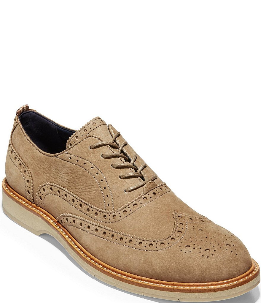Cole Haan Men's Morris Suede Wingtip Oxfords