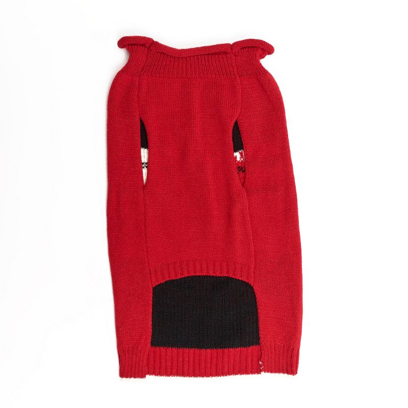 Royal Animals Dog and Cat Sweater - Red - S