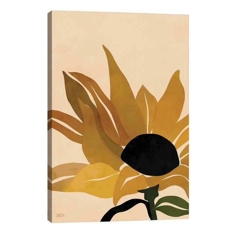 Sunflower by Bria Nicole Unframed Wall Canvas - iCanvas