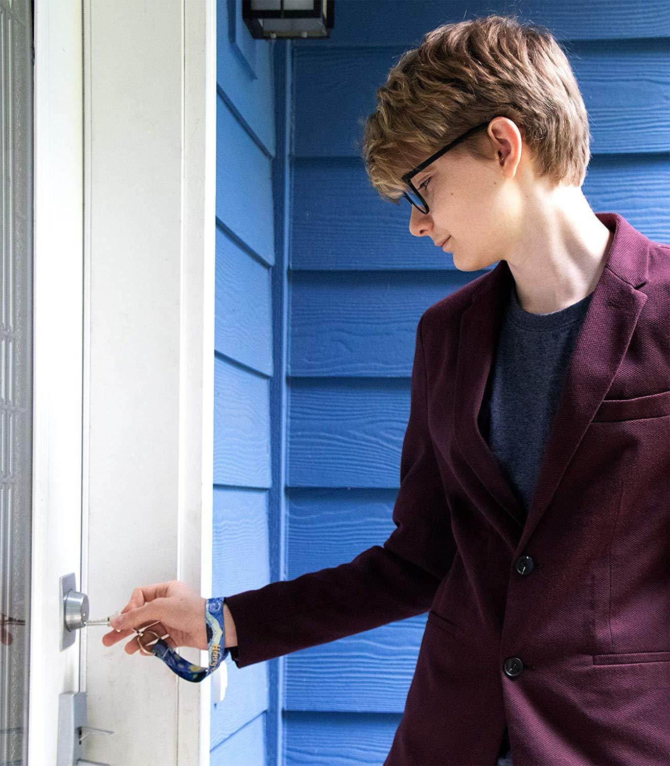 Buttonsmith Pink Dots Premium Wristlet - Made in USA