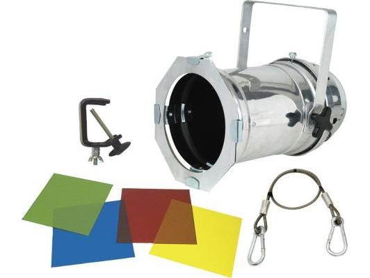 AMERICAN DJ 46 COMBO PAR STAGE LIGHTING CAN CHROME NEW