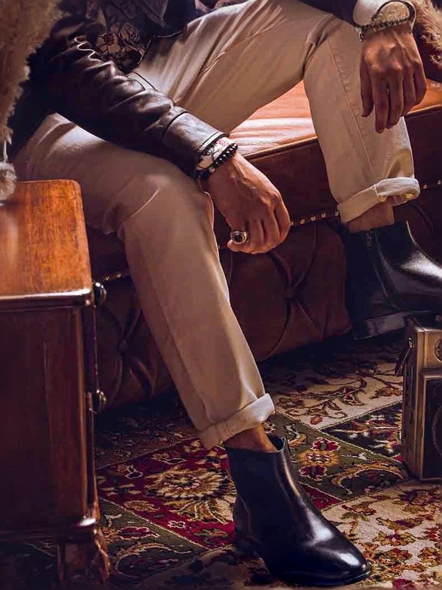 Saint G Men's Theo Black Boots