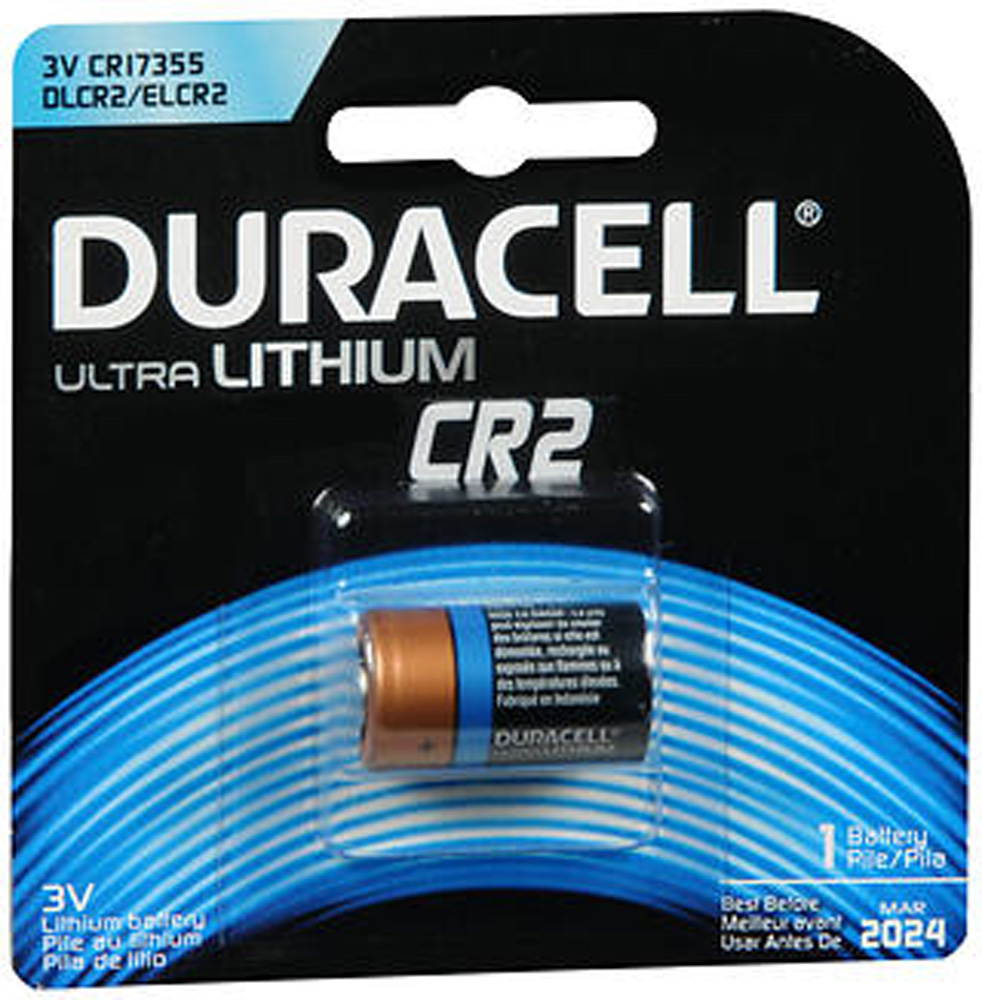 Duracell Specialty High-Power Lithium Battery, Cr2, 3 V DLCR2BPK