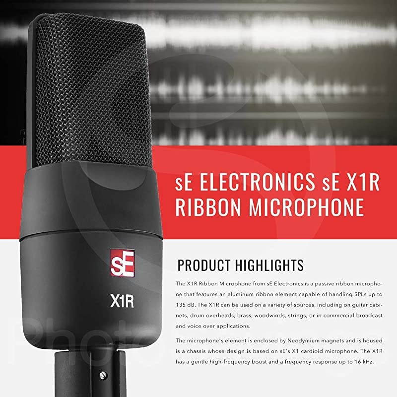 X1R Ribbon Microphone with Xpix Mic Stand & Accessory Bundle