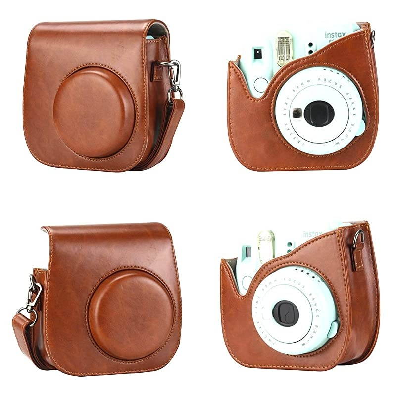 17 in 1 Mini 9 Accessories Compatible for Fujifilm Instax Mini 9 Instant Film Camera Shining Silver