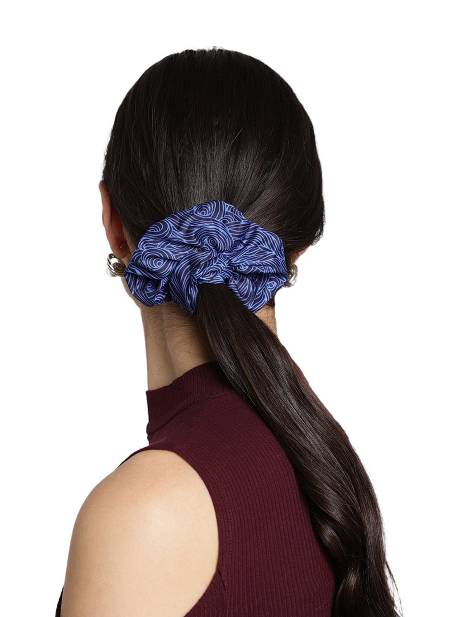 Aditi Wasan Off White Printed Head Bands Pack of 2