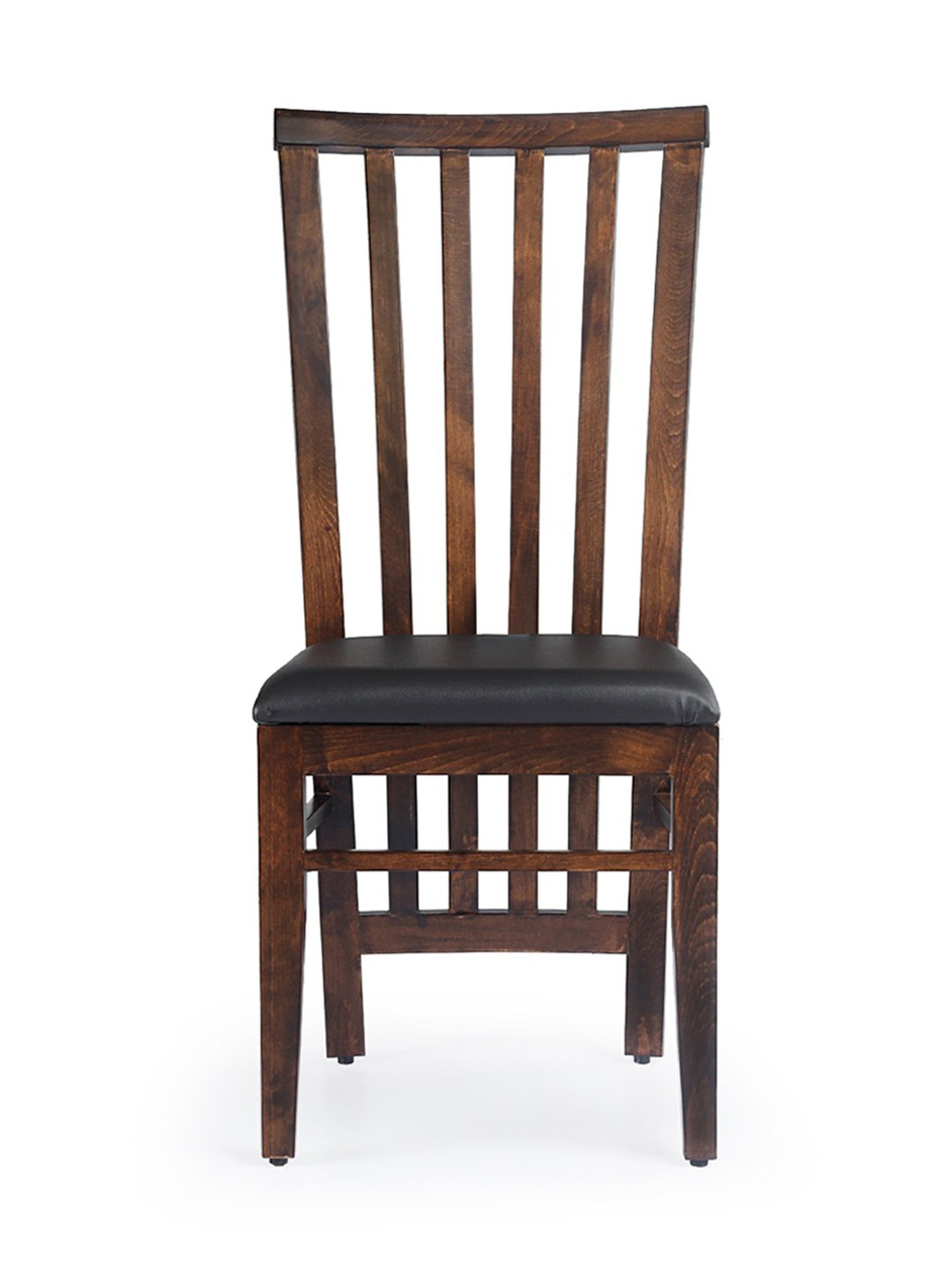 Durian Gerald Eerie Black & Brown Wood 2 Seater Dining Chair