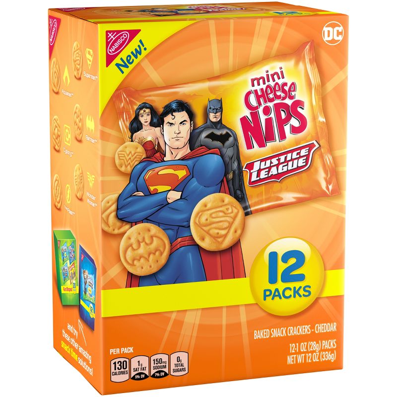 Cheese Nips Justice League Crackers - 12oz