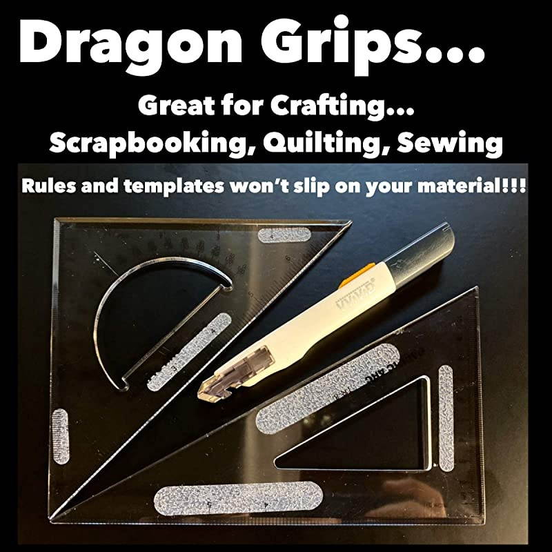 13pc Clear Grip Tape Decal Stickers for iPhone Tablet Mouse Computer Textured Silicone Rubber Traction Grip Adhesive Great for Gaming Mouse Controllers and RC Vehicle Controls Clear