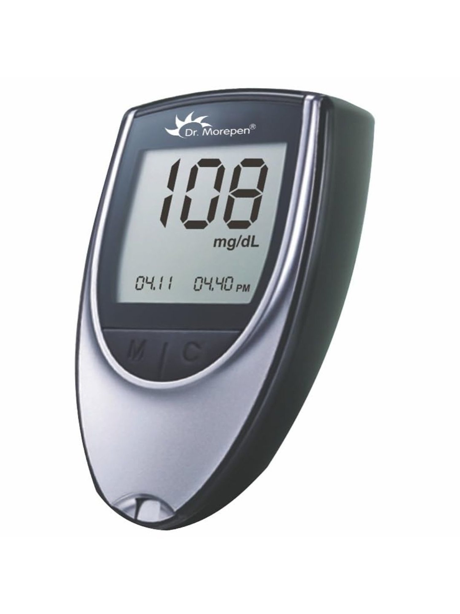 Dr.Morepen GlucoOne BG-03 Glucometer with 25 Strips Pack (Black)