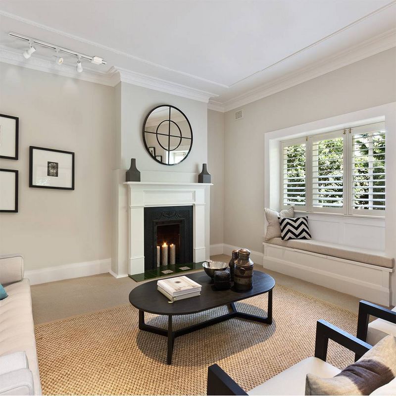 6.5" LED Step Linear Track Ceiling Light White - Cresswell Lighting