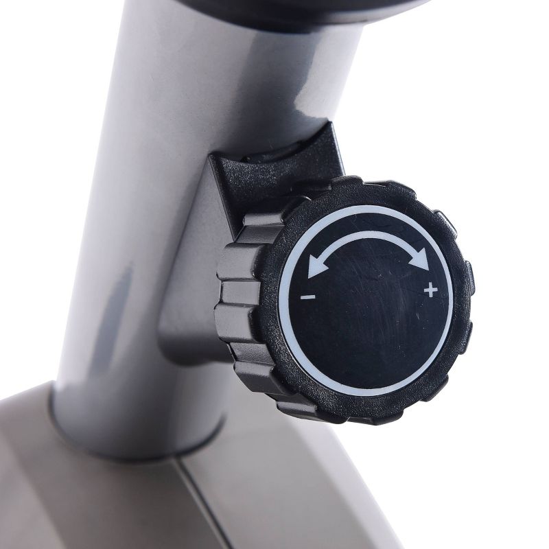 Body Flex Sports Body Rider BRF700 Stationary Full Body Cardio Exercise Upright Fan Bike with Dual Action Handlebars and Adjustable Seat