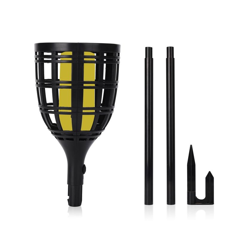 2pk LED Solar Torch Light - Techko Maid