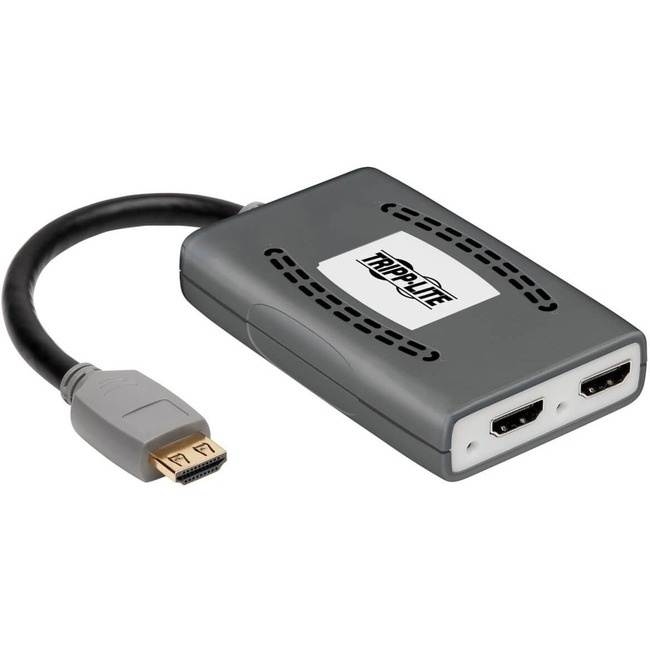 TRIPP LITE B118-002-HDR-V2 2-PORT HDMI 2.0 SPLITTER - 4K X 2K @ 60 HZ, 4:4:4, MULTI-RESOLUTION SUPPORT, HDR