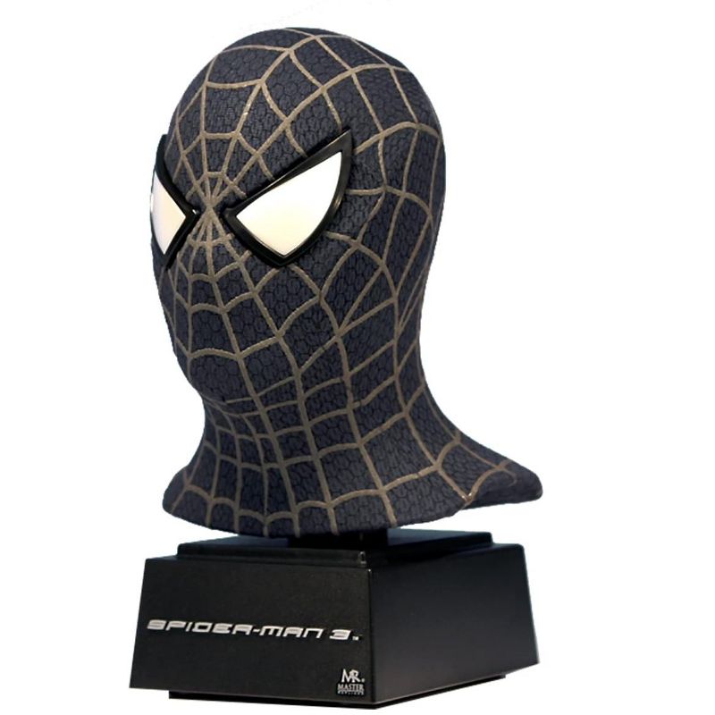 Master Replicas Spider-Man 3 Black Suit 5 Inch Scaled Replica Mask