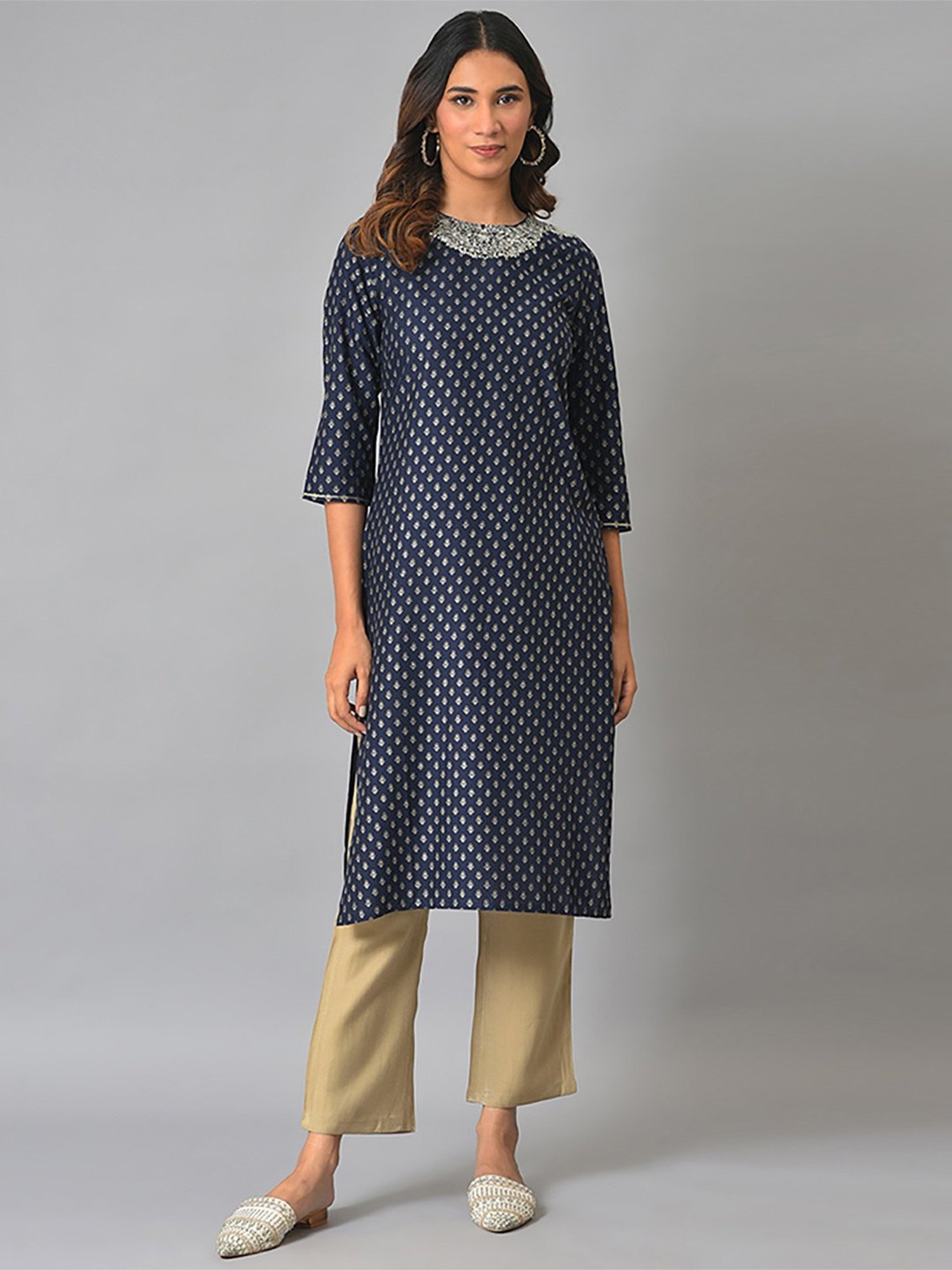 Elleven from Aurelia Golden Regular Fit Pants