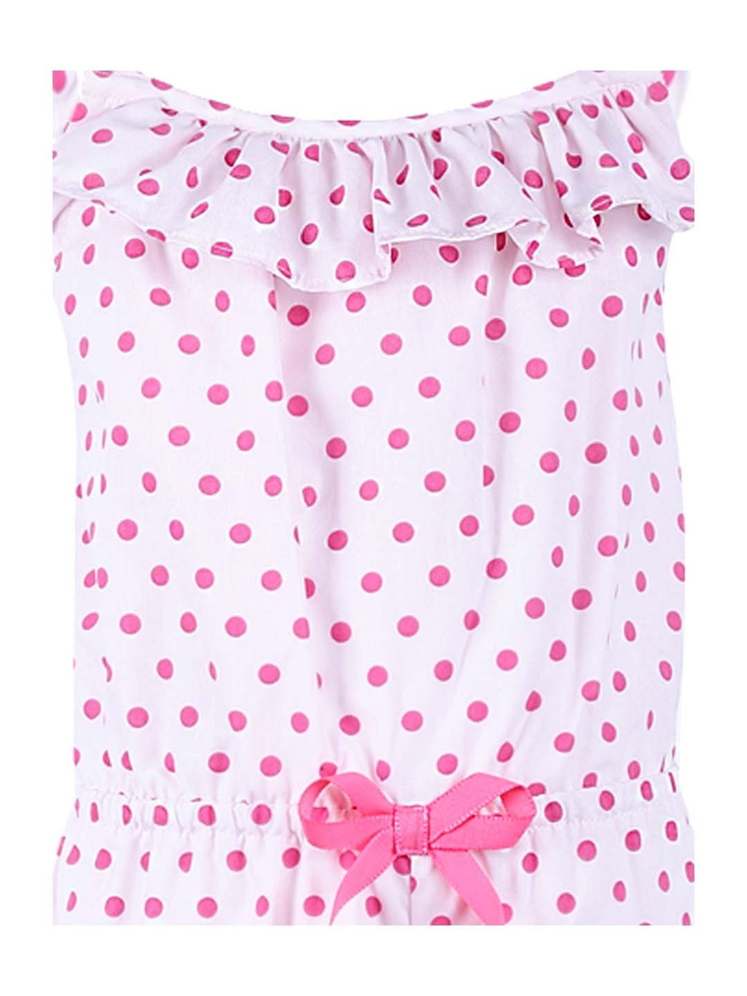 A Little Fable Kids Pink Cotton Printed Jumpsuit
