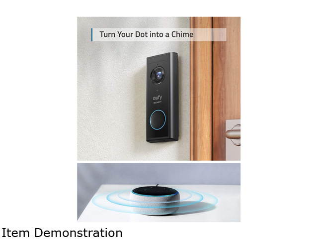 eufy Security, Wireless Add-on Video Doorbell with 2K Resolution, 2-Way Audio, Simple Self-Installation, HomeBase 2 Required