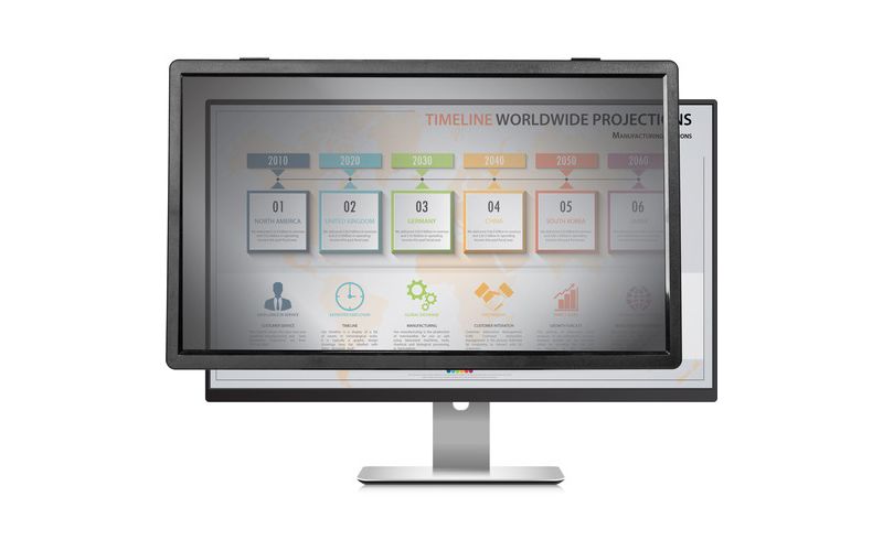 Rocstor PrivacyView&trade Premium Framed Privacy Filter for 21.5" & 22" Widescreen Monitor - For 21.5" & 22" Widescreen Monitor / Display