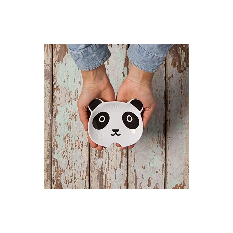 Stoneware Spoon Rest, Poppy Panda