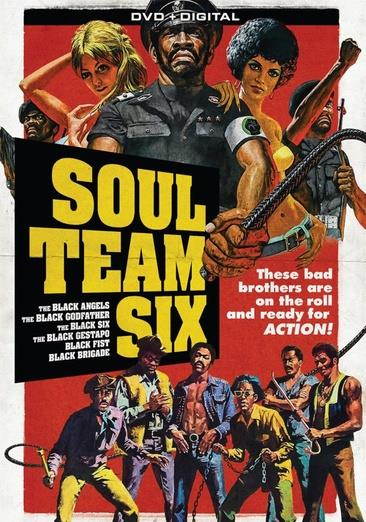 DISTRIBUTION SOLUTIONS SOUL TEAM SIX-6 BLAXPLOITATION FILM COLLECTION (DVD/DIGITAL) (2 DISC) DMV54715D