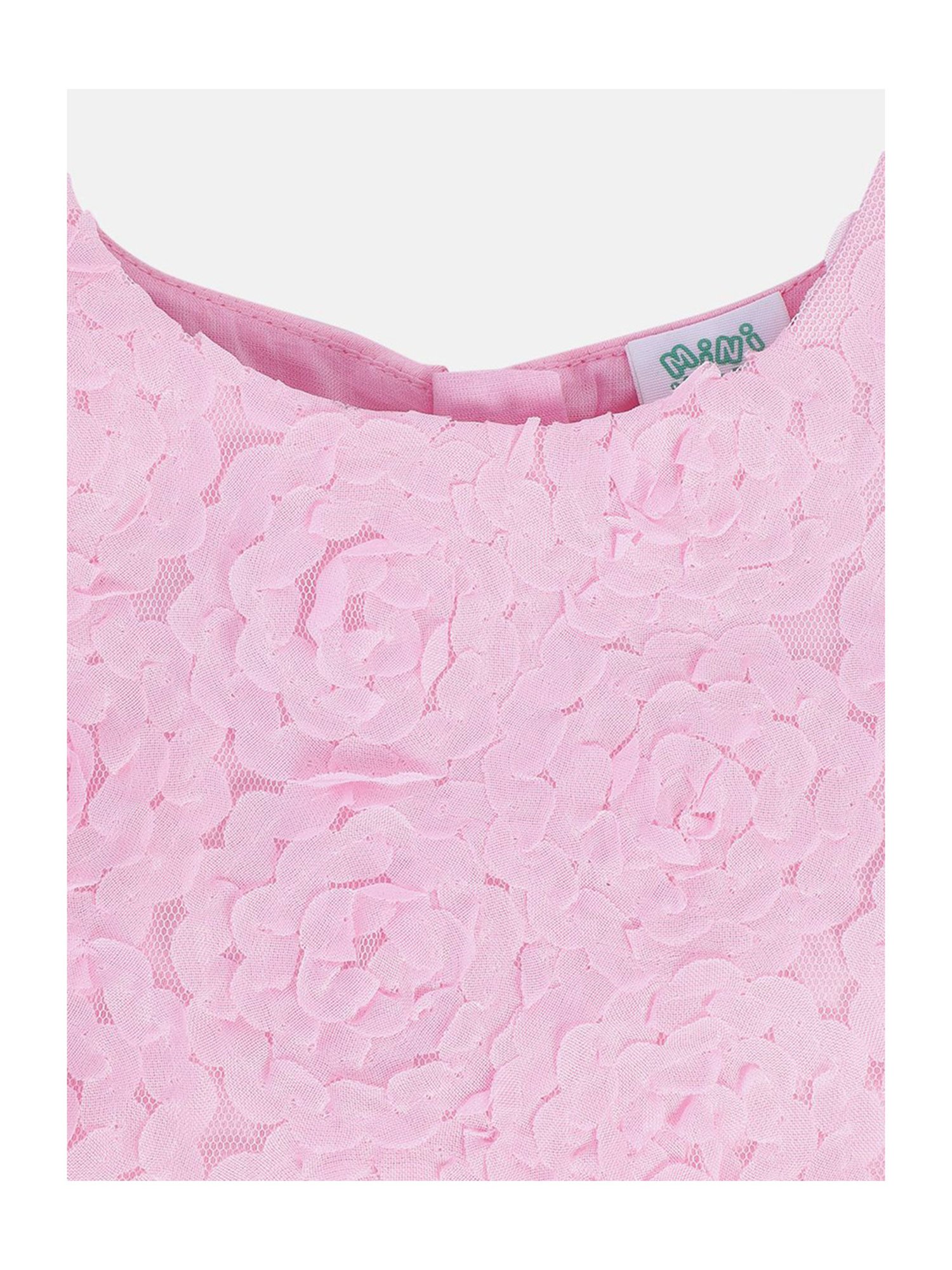 Nauti Nati Kids Blue Embroidered Dress