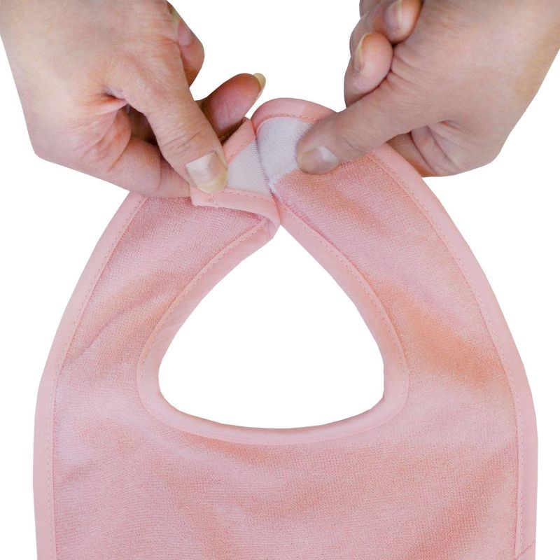 Neat Solutions Water-Resistant Lined Infant Bib Set Girl - 10pk