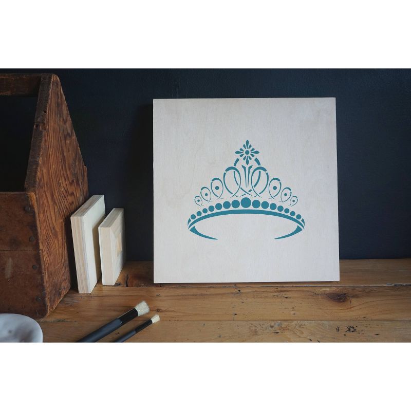 Stencil1 Tiara - Stencil 8.5" x 11"