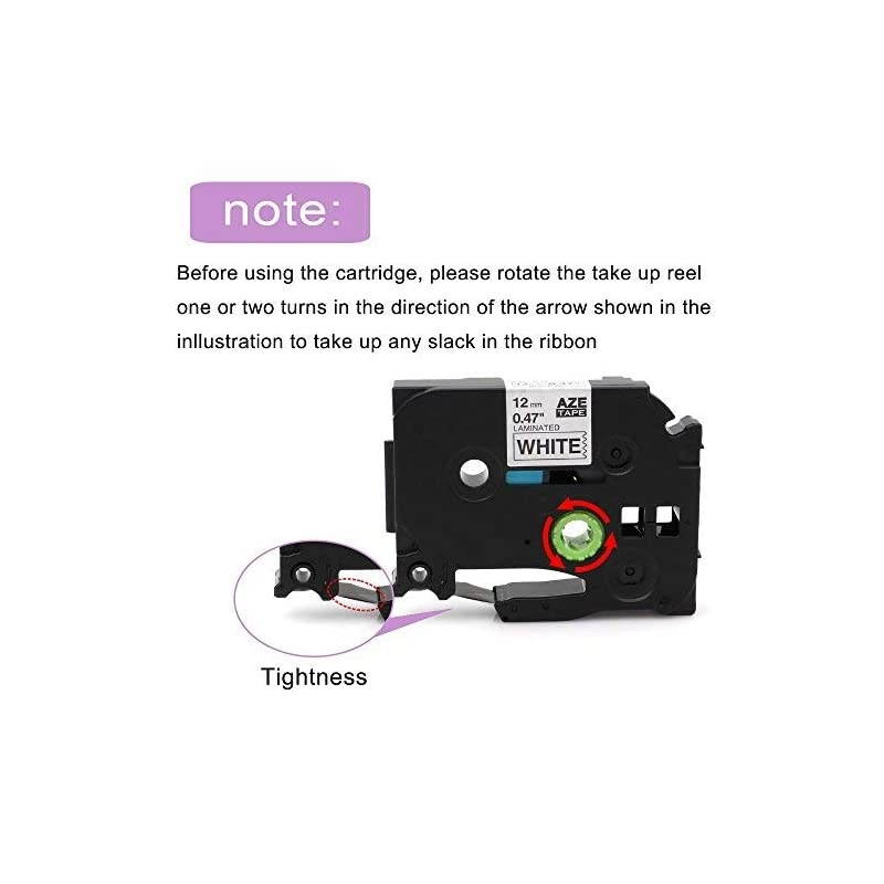Compatible Label Tape Replacement for Brother TZe251 TZ251 TZ251 Laminated Black on White 094quot24mm x 262 Work with PTouch Label Maker Model PT D600 D600VP P700 2730 3 Pack