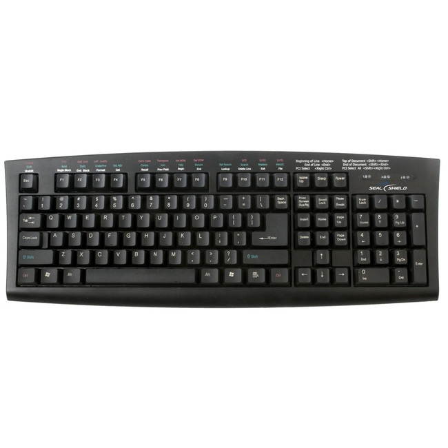 SEAL SHIELD SSKSVMM107 SILVER SEAL WASHABLE MEDITECH MAGIC MEDICAL GRADE KEYBOARD - DISHWASHER SAFE & A