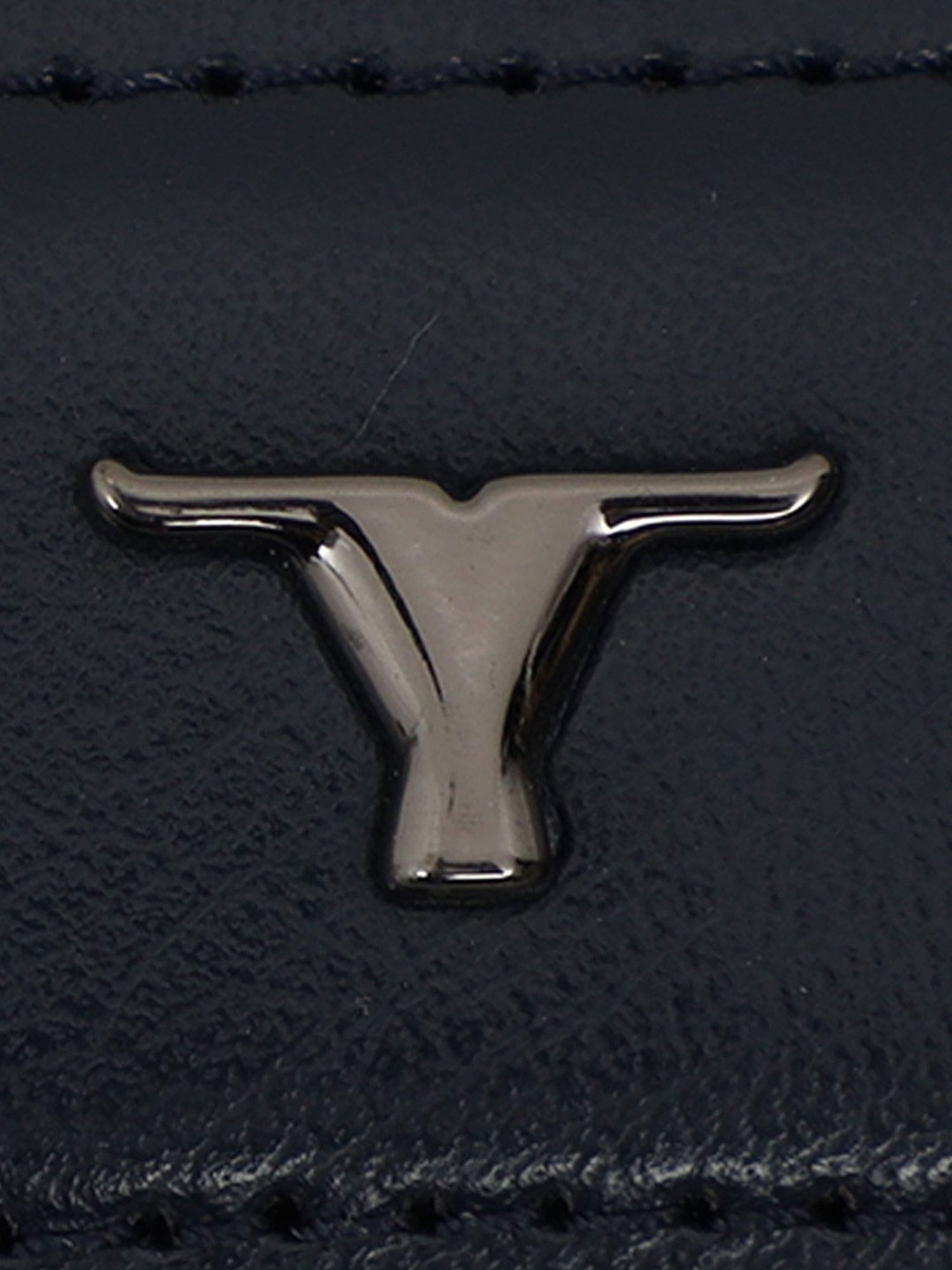 BULCHEE Blue Leather Formal Belt for Men