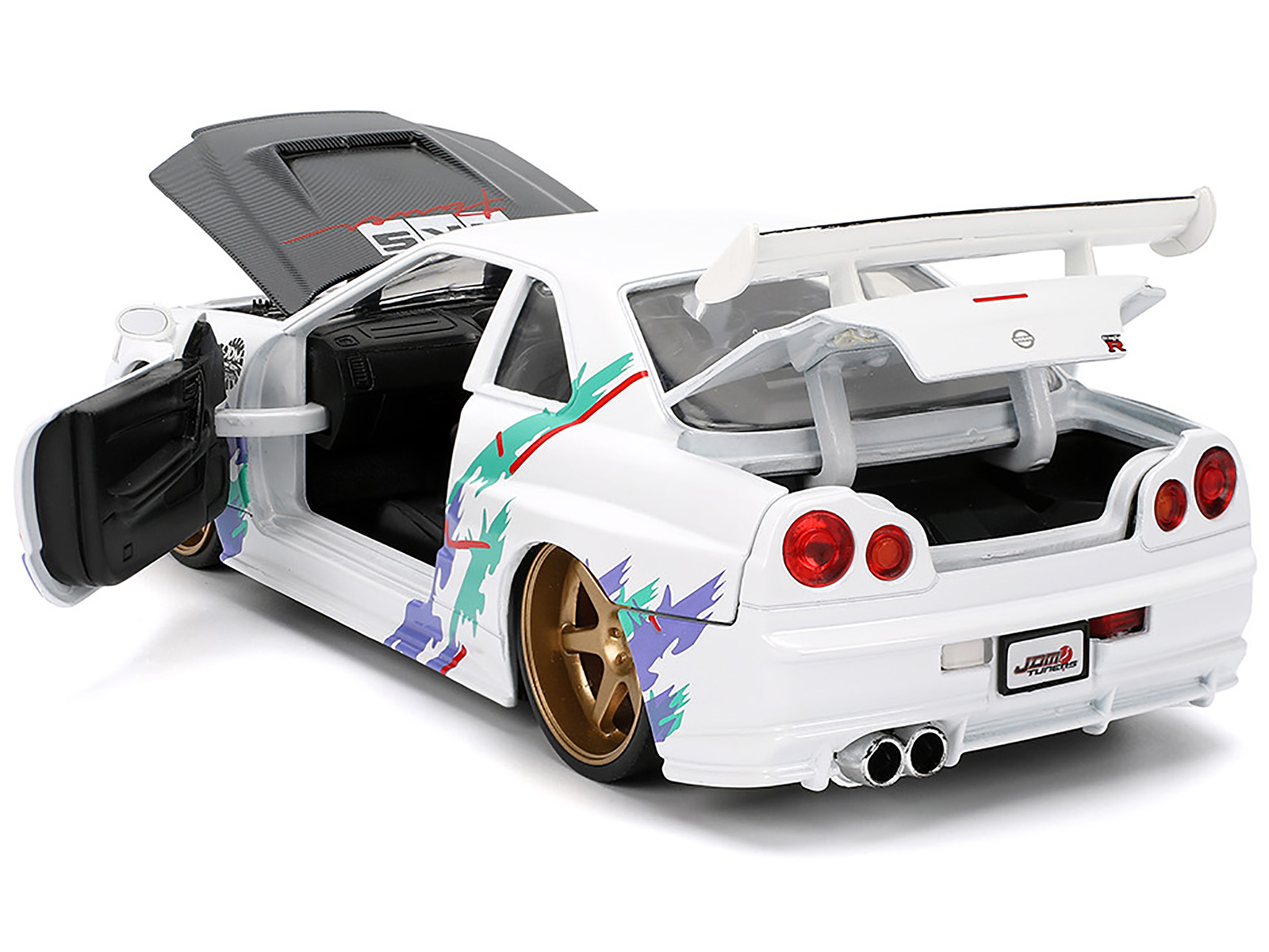Nissan LB-Silhouette WORKS GT 35GT-RR Ver.2 RHD (Right Hand Drive) #23 Tetsuya Hibino "LB Racing - Formula Drift" (2022) 1/18 Model Car by Top Speed