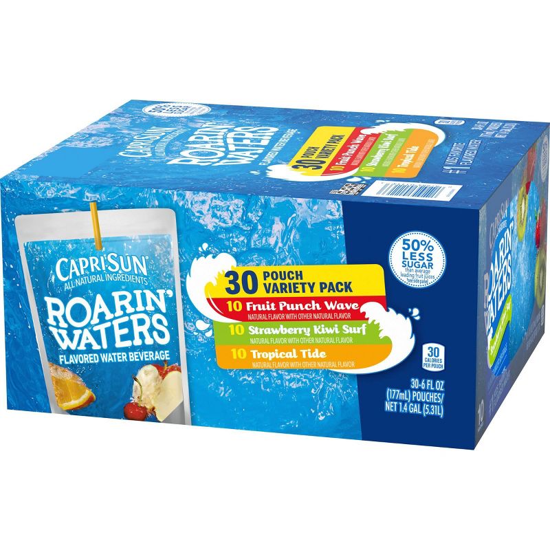 Capri Sun Roaring Waters Variety Pack - 30pk/6 fl oz Pouches