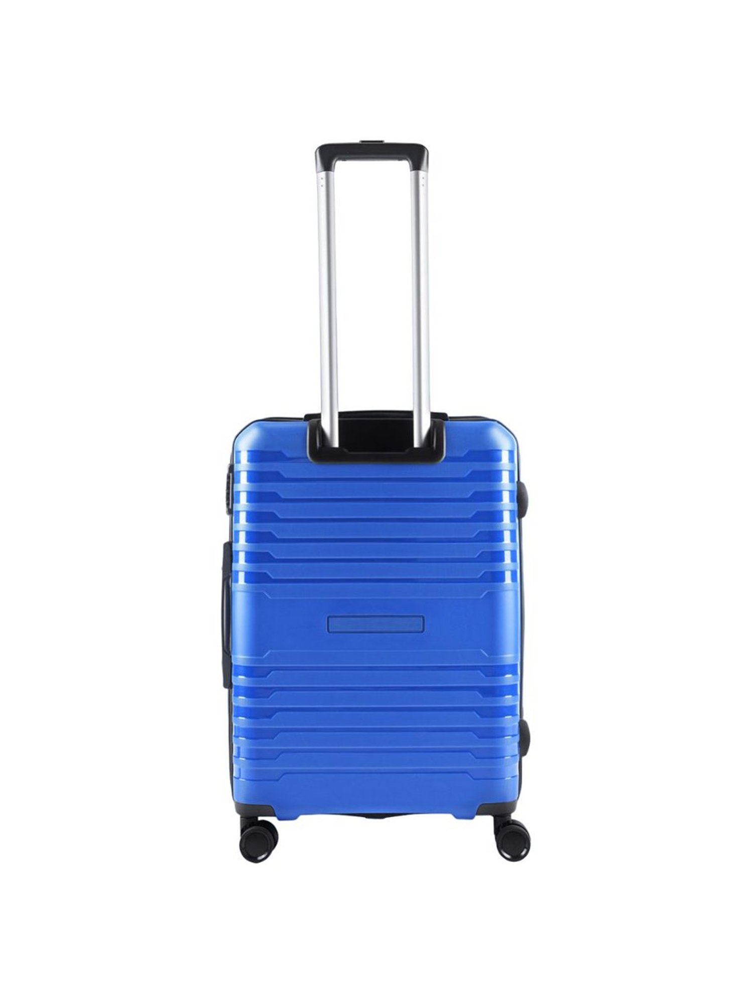 Aristocrat Harbor Blue Solid Hard Medium Trolley Bag Pack of 2