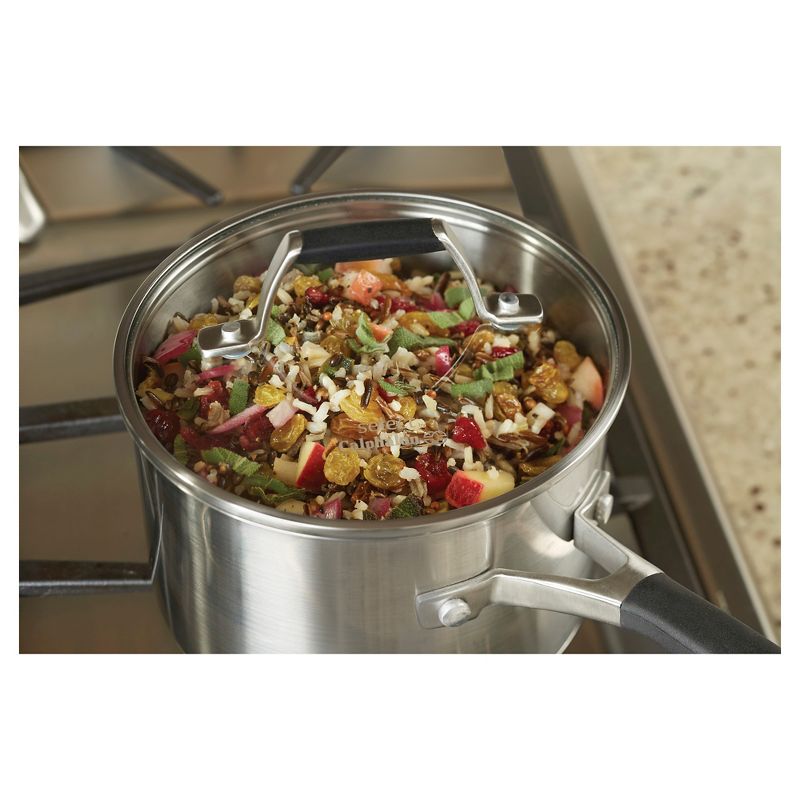 Select by Calphalon 3.5 Quart Stainless Steel Saucepan