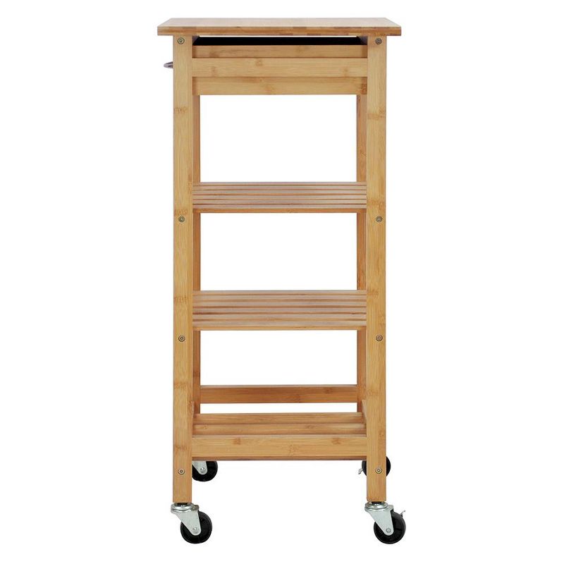 Oceanstar Bamboo Kitchen Trolley