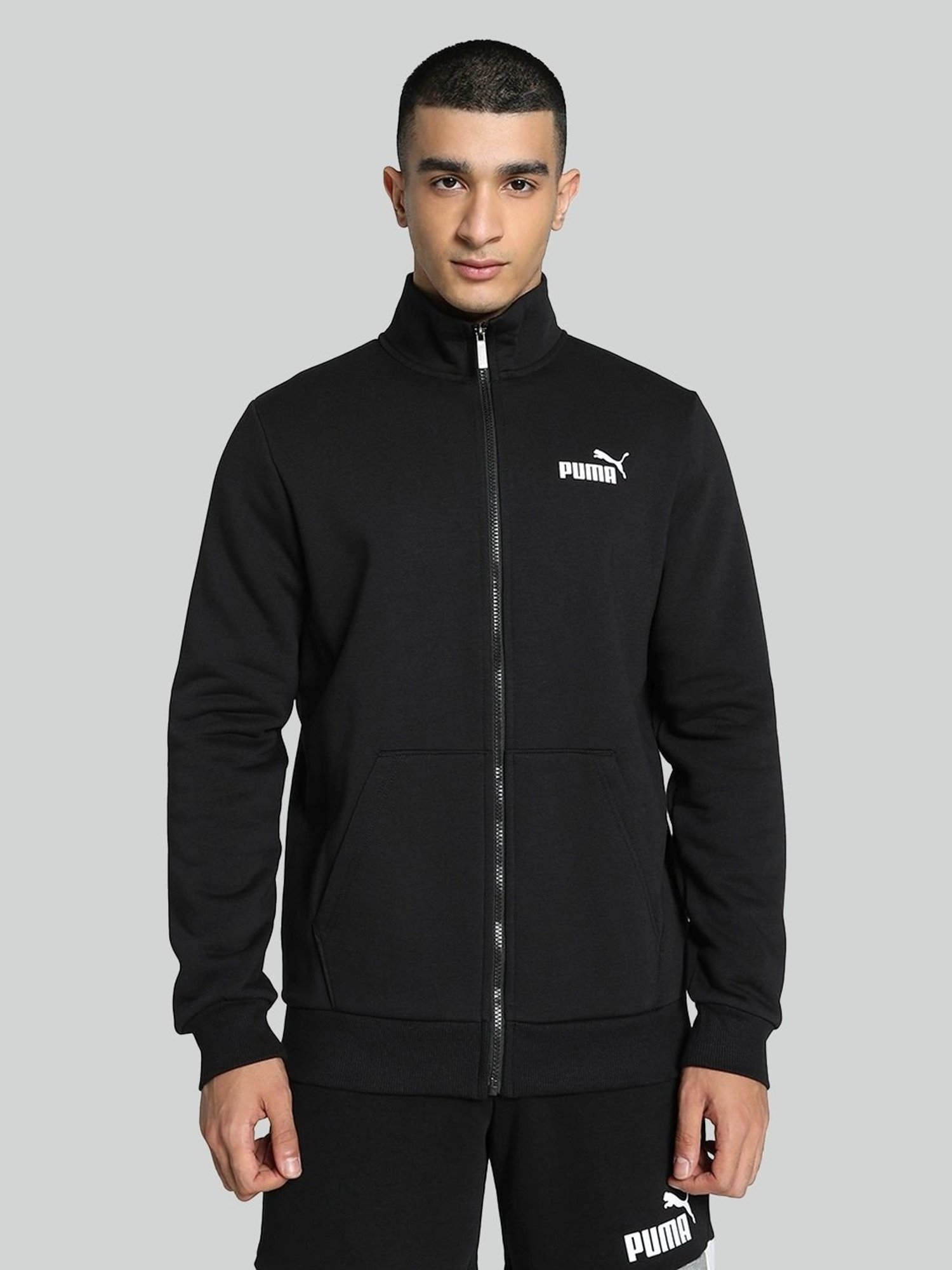 Hummel Blue Regular Fit Solid Jacket