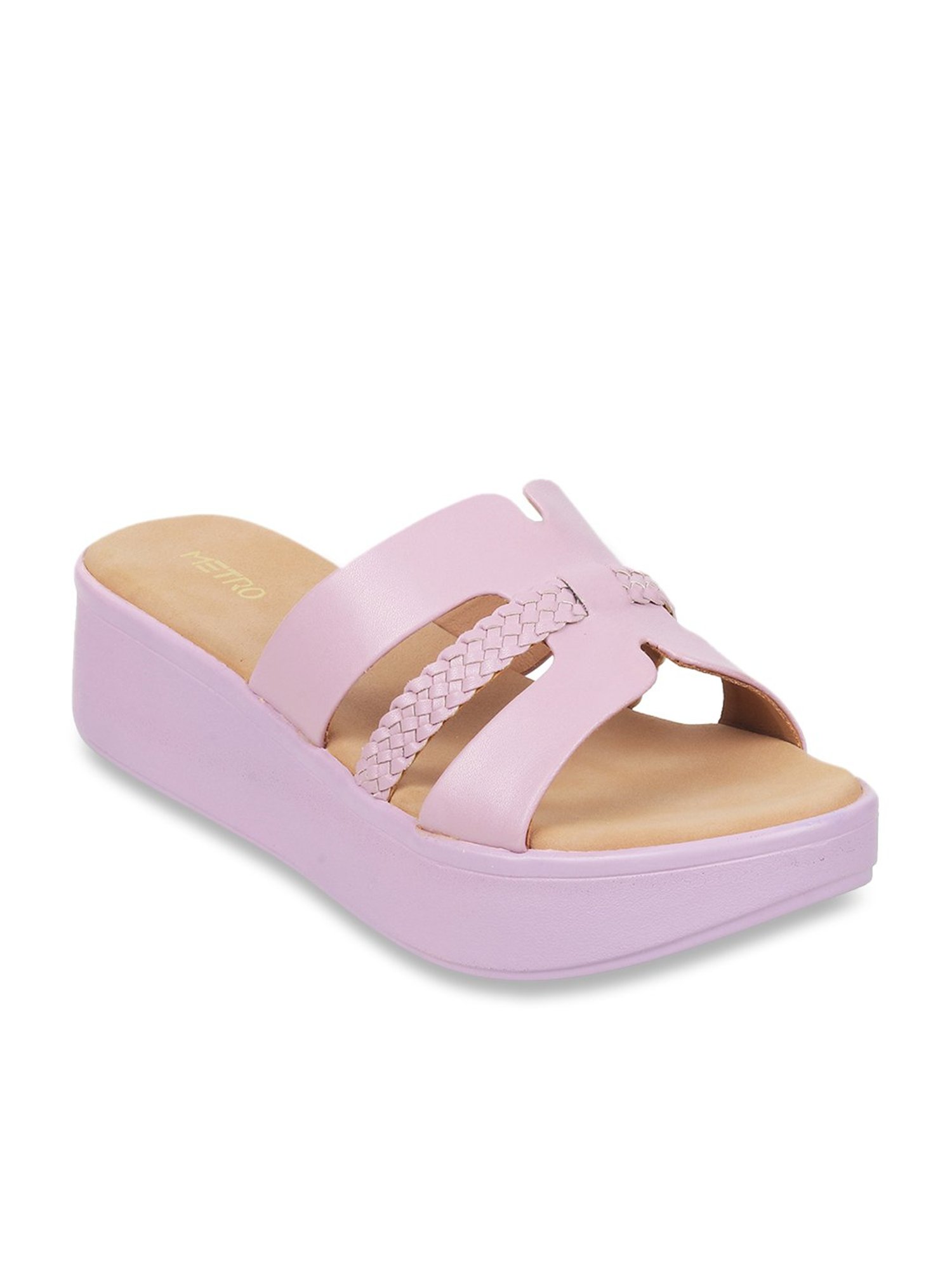 Metro Women's Purple Casual Wedges