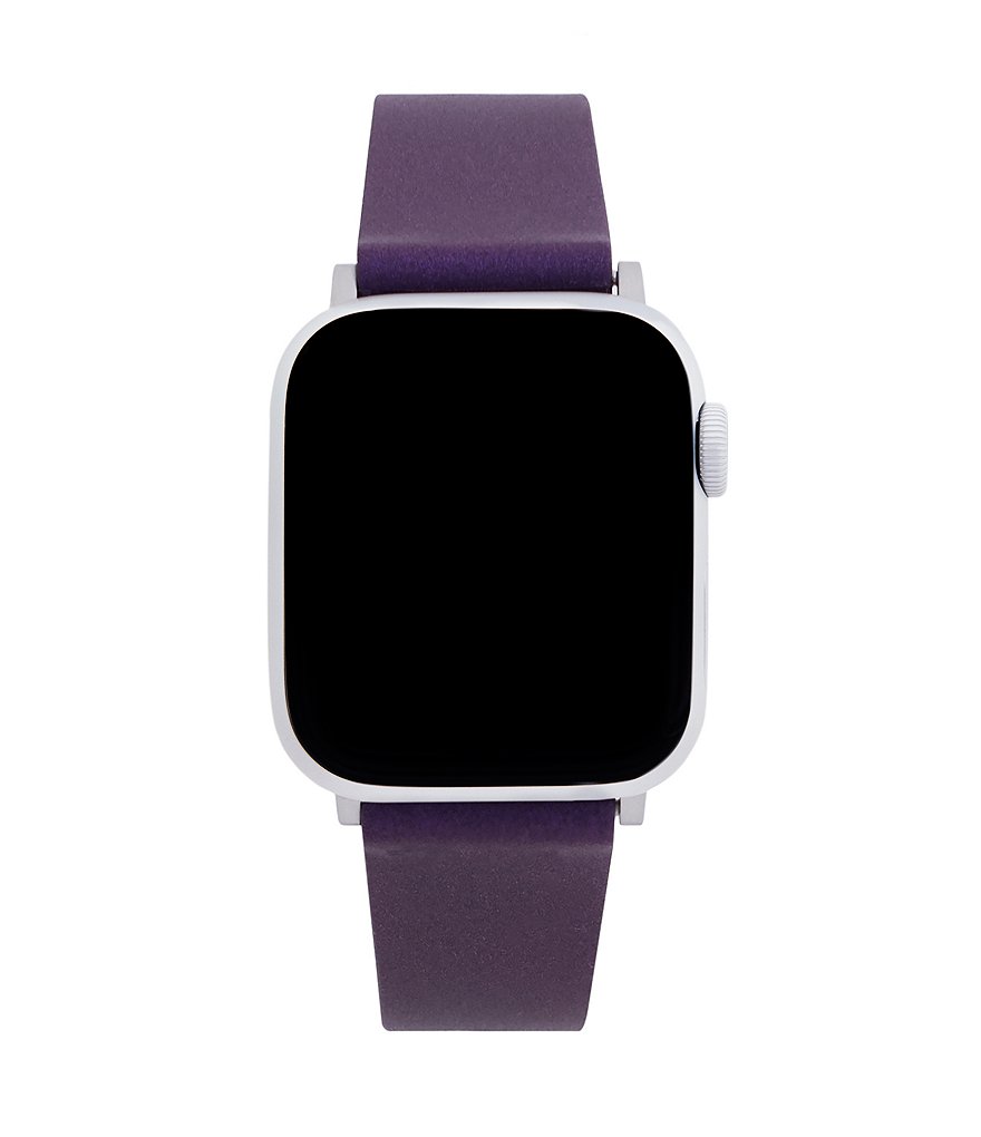 REBECCA MINKOFF 38/40mm Oil Slick Iridescent Silicone Apple Watch&reg; Strap
