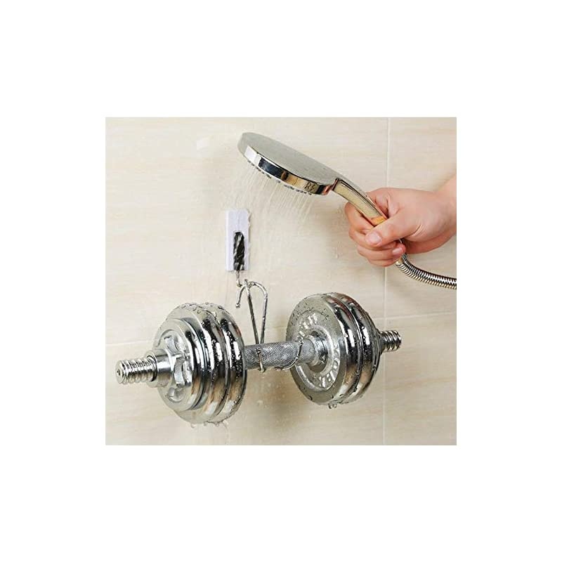 Hooks, Holds up to 6 lbs, Utility Self Wall Hooks ,Design for Home, Kitchen, Bathroom,8 Packs