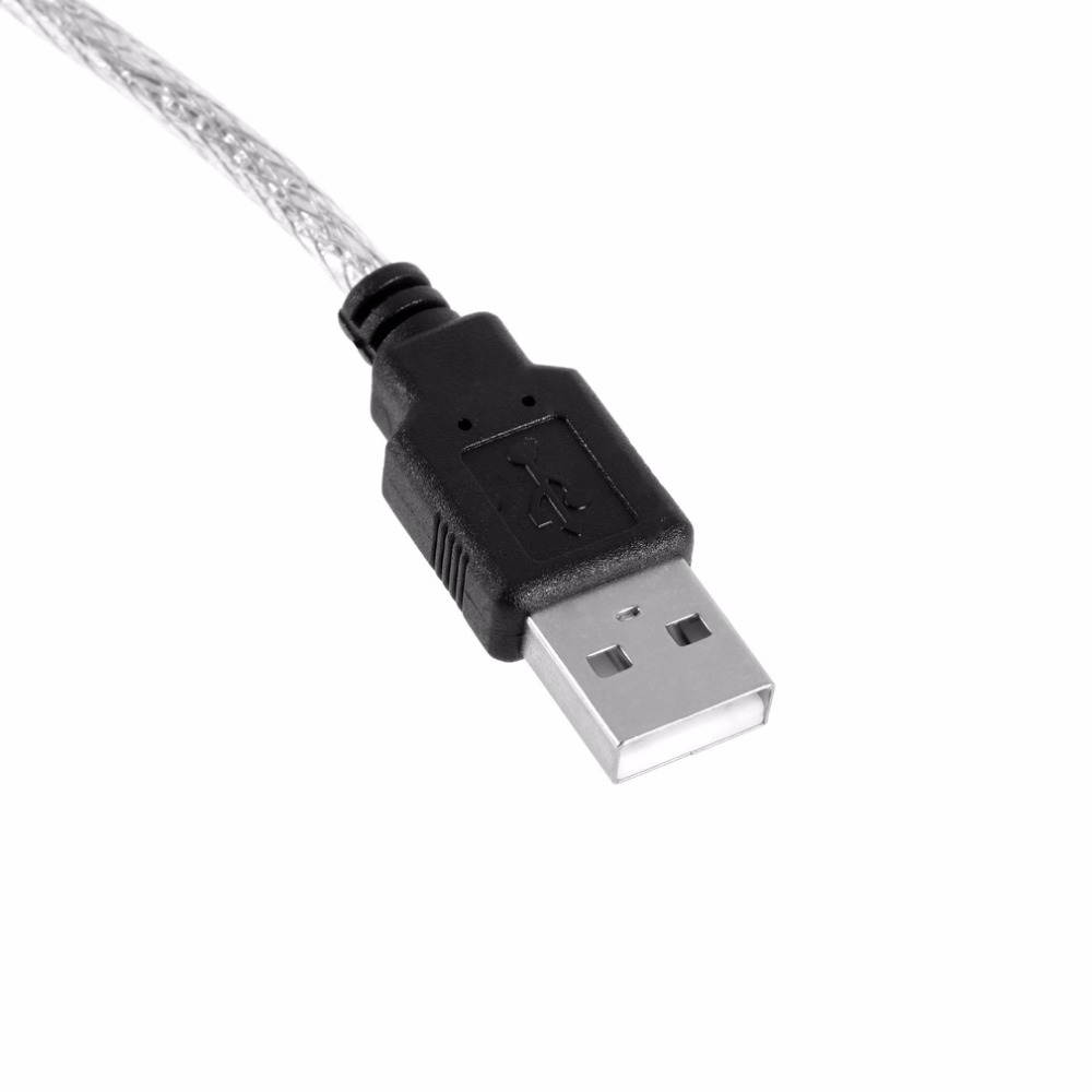 2M Keyboard to PC USB MIDI Cable Converter PC to Music Keyboard Cord USB IN-OUT MIDI Interface Cable