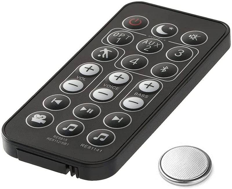 Replacement Remote Control Compatible with Polk Audio Signa S1 S2 S3 with CR2025 Battery