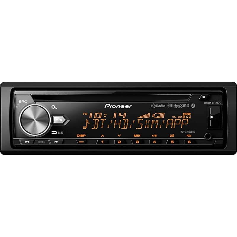 DEHX8800BHS CD Receiver with MIXTRAX Bluetooth HD Radio and SiriusXM Ready