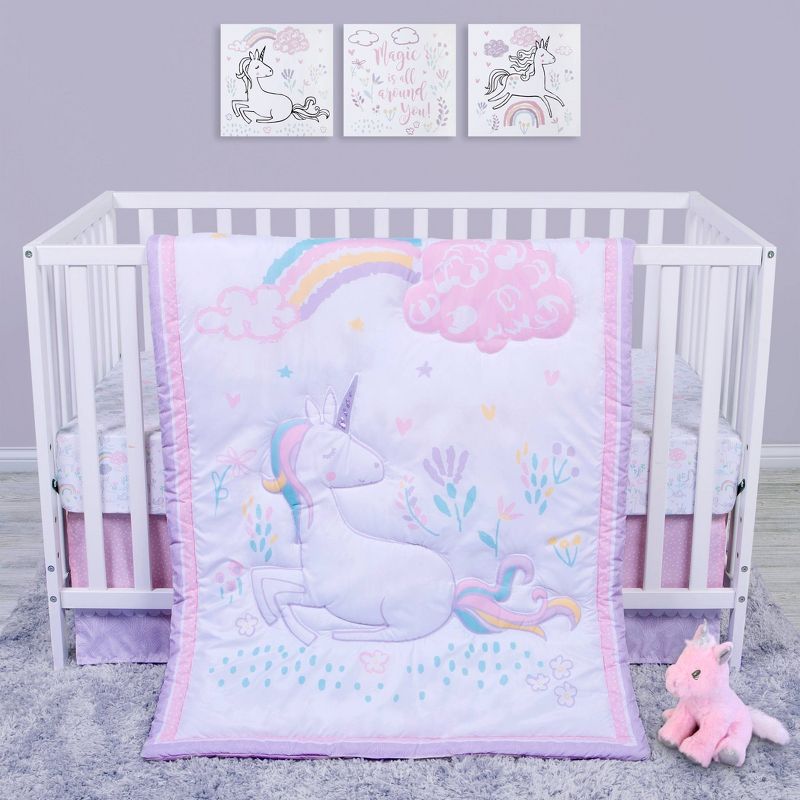 My Baby Sam Heart of Gold Crib Bedding Set - 9pc