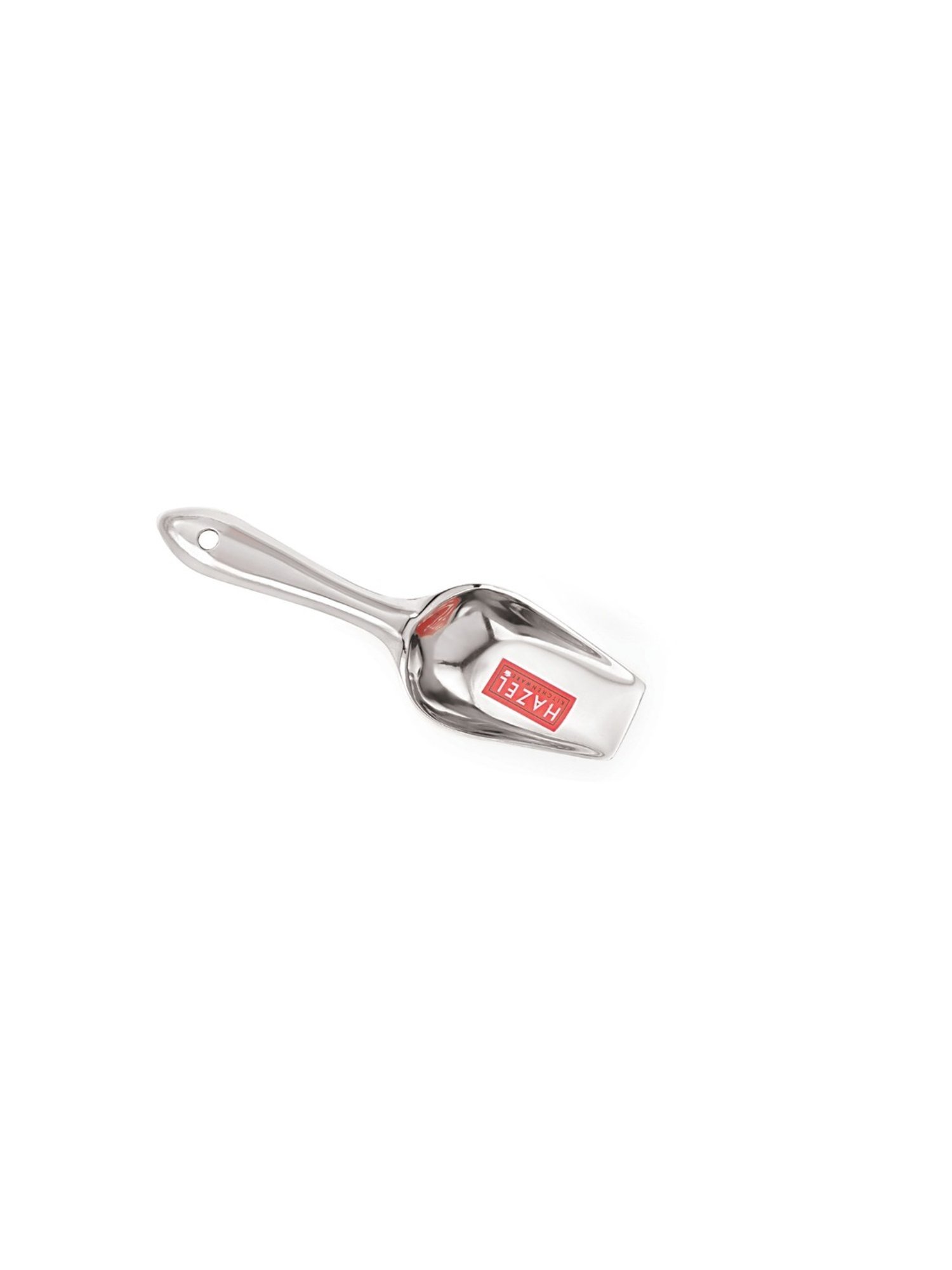HAZEL Silver Stainless Steel Extra Small Kitchen Scoop for Grocery