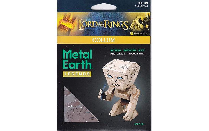 Fascinations Metal Earth Lord of The Rings Gollum 3D Metal Model Kit